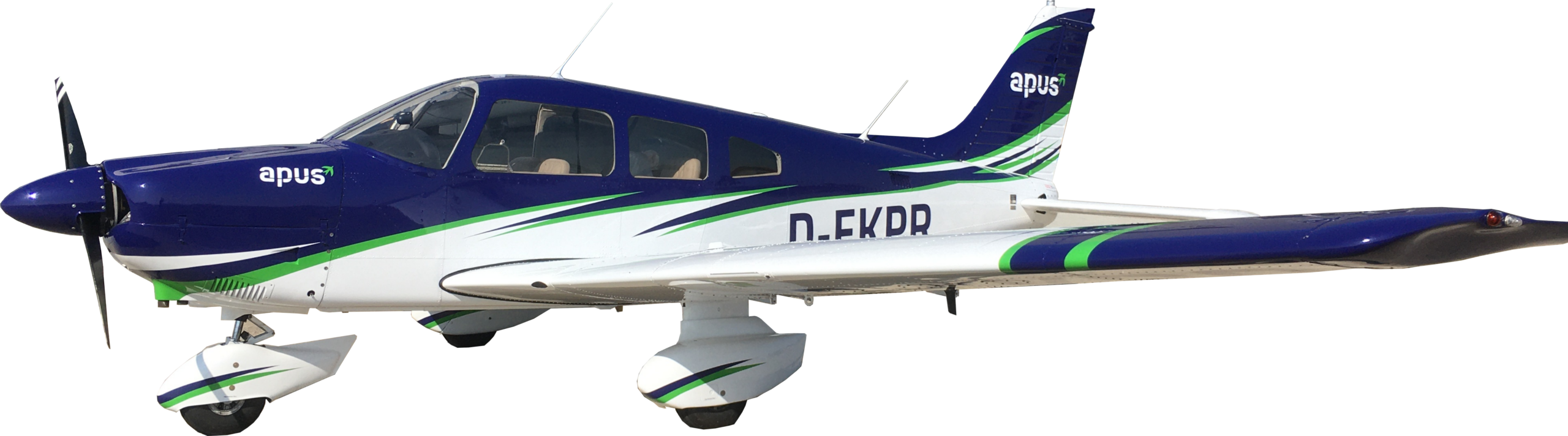 Flugzeugcharter Piper PA28-181 Archer II freigestellt